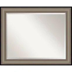 Imperial Framed Bathroom Vanity Wall Mirror Pewter Black - Amanti Art -Lunara Bath Store GUEST eeb61fdf 4969 482d 9185 1645f403bf2c