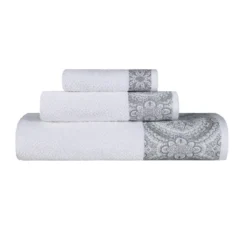 Medallion Ultra-Soft Cotton Highly Absorbent 3 Piece Jacquard Towel Set By Blue Nile Mills -Lunara Bath Store GUEST eef0db19 230f 4138 b07b 4c58fed115f7