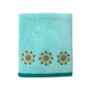 3pc Ariel Medallion Bath Towel Set Green - Allure Home Creation -Lunara Bath Store GUEST ef793e8c aa36 4a64 9443 4596c60203aa