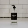 Sweet Water Decor Clear Glass Black Label Dish Soap Dispenser - 16oz -Lunara Bath Store GUEST f17a672f d9b0 4032 b86f 65fc42bd4bc7