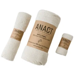 Anact Hemp And Organic Cotton Fast Drying Bath Towel 2pk -Lunara Bath Store GUEST f4ea4d86 c36e 46ff 9073 2a3c2564212b