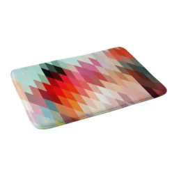 Three Of The Possessed Words Heavy Memory Foam Bath Mat - Deny Designs