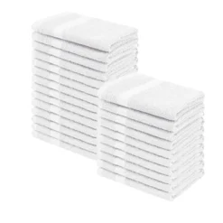 Absorbent Eco-Friendly Cotton 24-Piece Face Towel Set By Blue Nile Mills 25 Absorbent Eco-Friendly Cotton 24-Piece Face Towel Set By Blue Nile Mills -Lunara Bath Store GUEST f783072f cce1 480b a546 ac8de068dbda