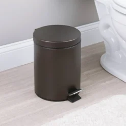 Step Can Wastebasket Bronze - IDESIGN -Lunara Bath Store GUEST fafa293d 58b3 4a29 abf2 91f46cf2ab82