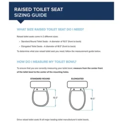 Drive Medical Safe Comfortable Polypropylene Raised Elevated Toilet Seat With Universal Fit And Stable Dual Locking Mechanism, White 9 Drive Medical Safe Comfortable Polypropylene Raised Elevated Toilet Seat With Universal Fit And Stable Dual Locking Mechanism, White -Lunara Bath Store GUEST fc3b8f1b 5517 422f bf70 1de18982d1a0