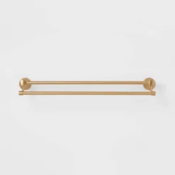Casual Double Towel Bar - Threshold™ -Lunara Bath Store GUEST fc8799f2 c04a 40a3 89fe 57faff365494