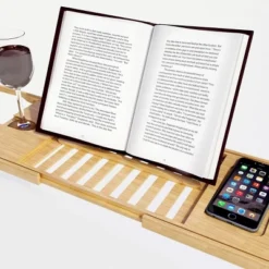 Bamboo Bath Caddy Brown - Hastings Home -Lunara Bath Store GUEST fe9598a5 26c3 4495 93f2 f7d01f4aa069