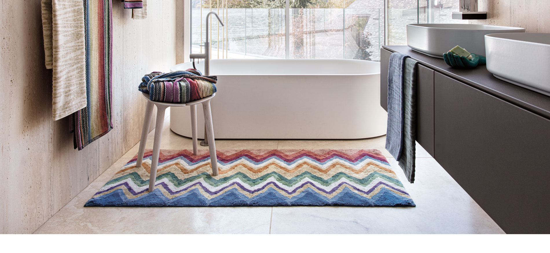 Lunara Bath Store -Lunara Bath Store missoni home badteppiche banner 2